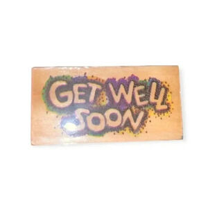 Get well soon stamp